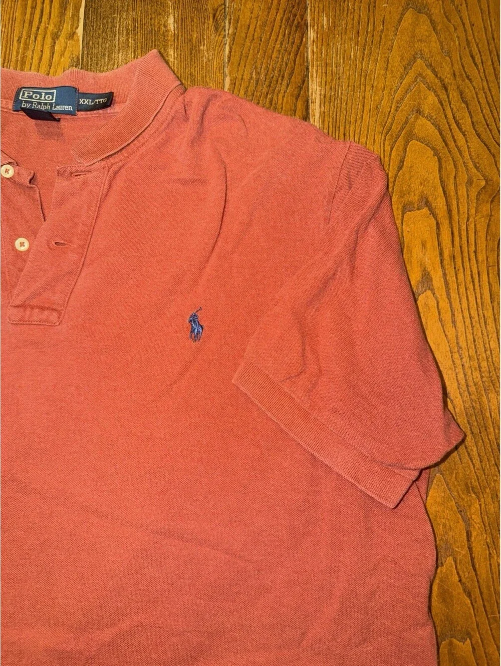 Polo Ralph Lauren Men’s Orange Polo Shirt 2XL With Pony